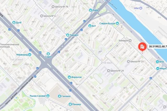 3-комн. квартира, 100 м², 10/10 эт., Фирдавси, Душанбе (Фирдавси)