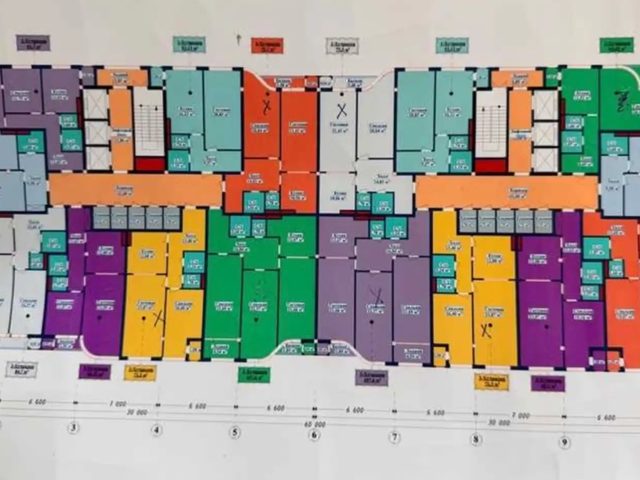 1-комн. квартира, 13 этаж, 53 м², Ашан