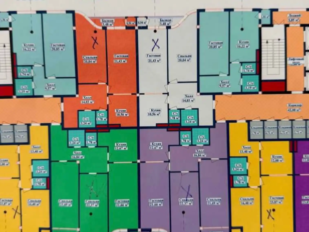 1-комн. квартира, 13 этаж, 53 м², Ашан